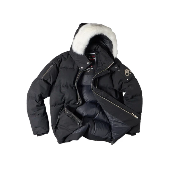 Original 3Q Down Jacket in Black and Natural
