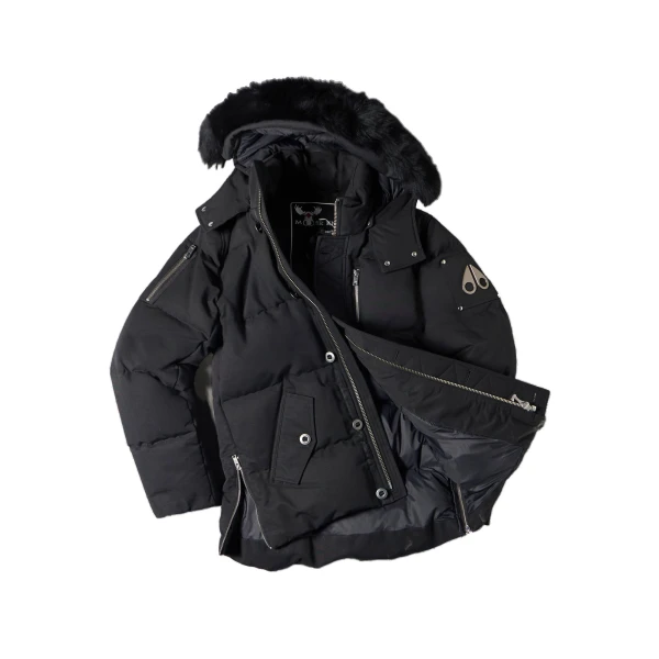 Moose Knuckles Original 3Q Down Jacket in Black | Luxury Shoes 