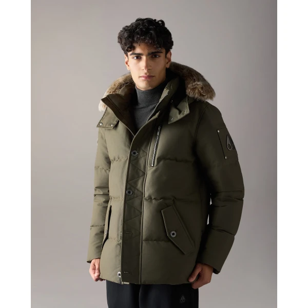 Moose Knuckles Original 3Q Down Jacket in Combat and Bronze | Men Jackets | Luxury Shoes 