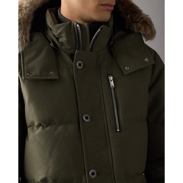 Moose Knuckles Original 3Q Down Jacket in Combat and Bronze | Men Jackets | Luxury Shoes 
