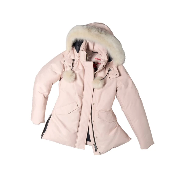 Moose Knuckles Original 3Q Down Jacket in Rosewood and Alabaster | Luxury Shoes 