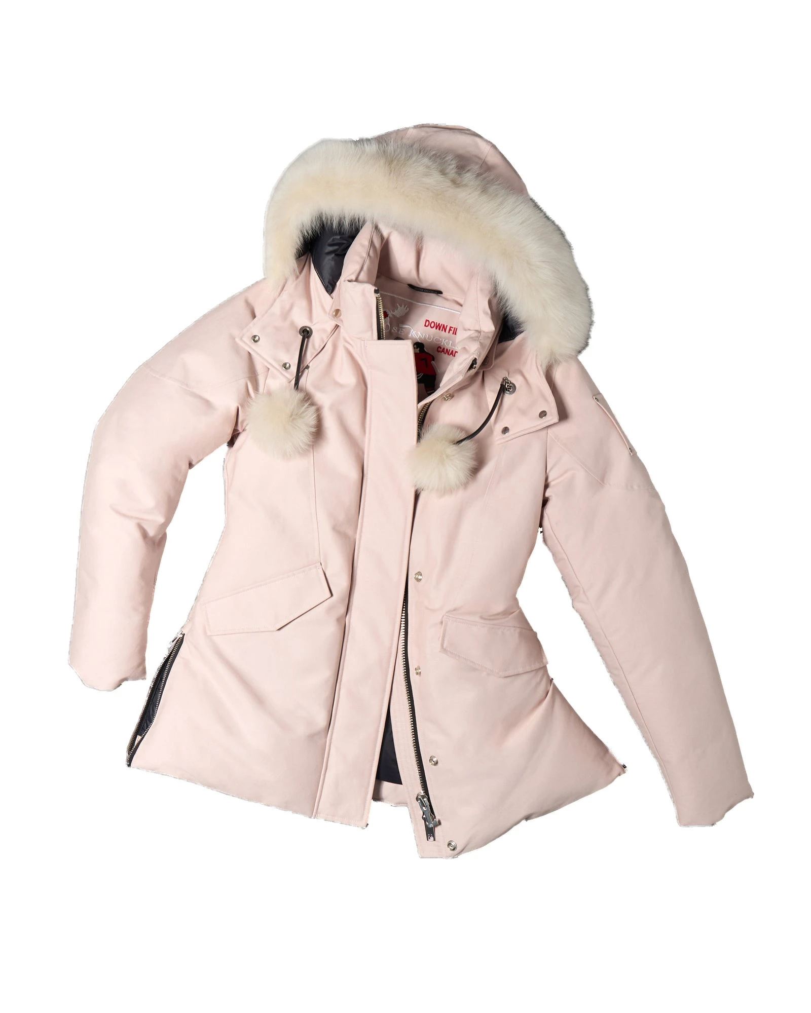 Moose Knuckles Original 3Q Down Jacket in Rosewood and Alabaster Moose Knuckles Original 3Q Down Jacket in Rosewood and Alabaster | Luxury Shoes