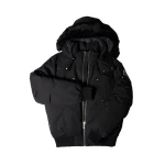 Moose Knuckles Original Ballistic Down Bomber in Black | Luxury Shoes 
