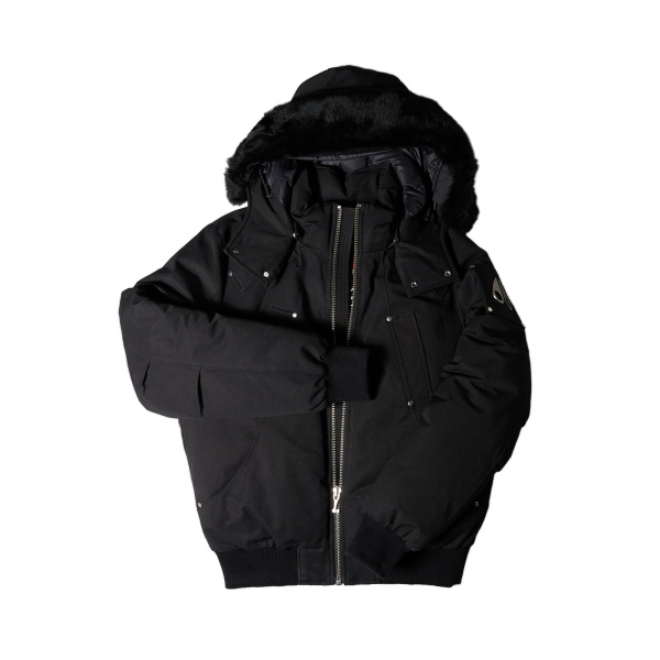 Moose Knuckles Original Ballistic Down Bomber in Black | Luxury Shoes 