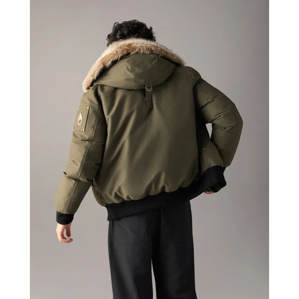 Moose Knuckles Original Ballistic Down Bomber in Combat and Bronze | Men Jackets | Luxury Shoes 