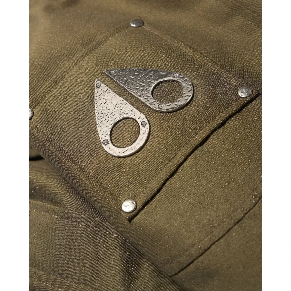 Moose Knuckles Original Ballistic Down Bomber in Combat and Bronze | Men Jackets | Luxury Shoes 