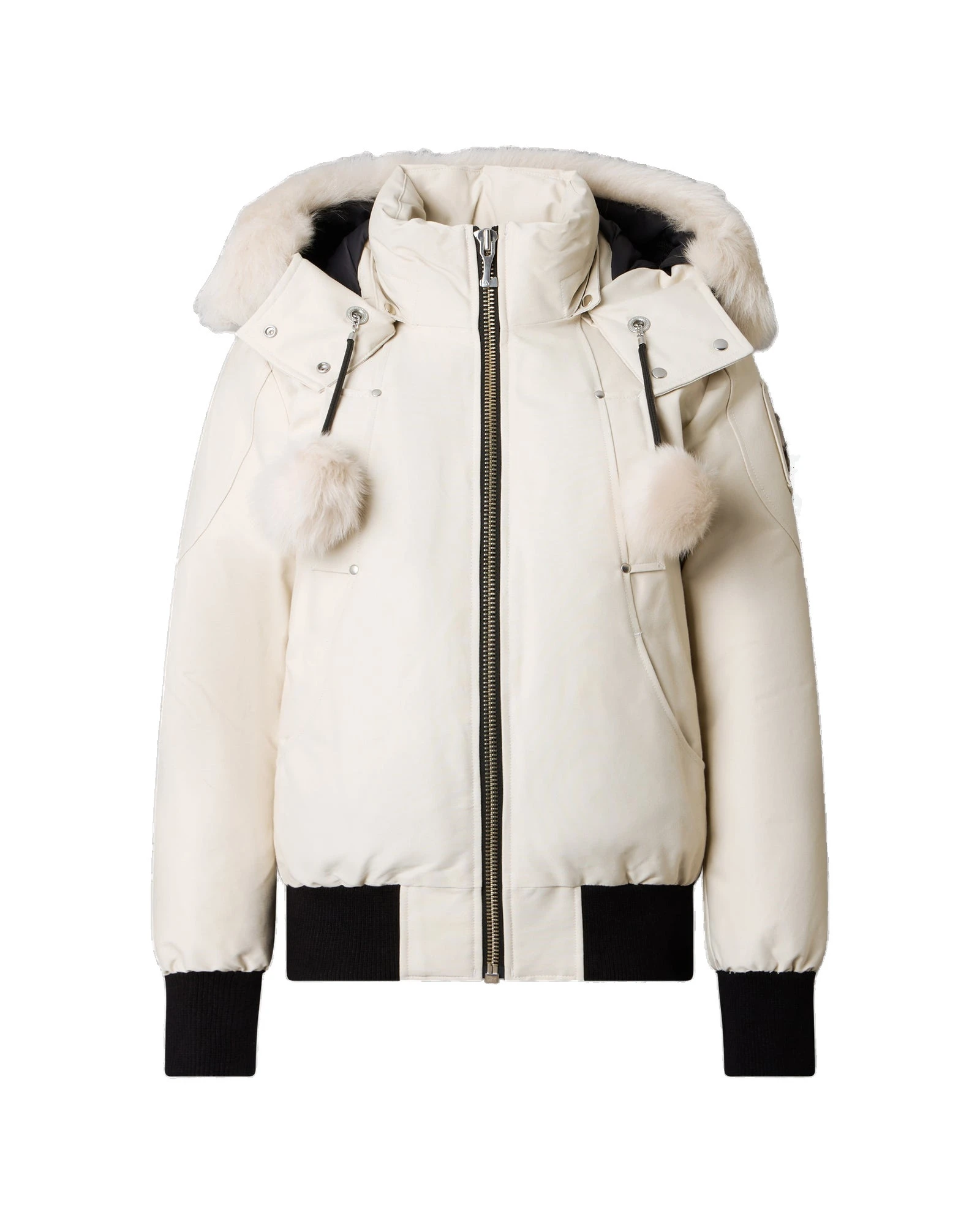 Moose Knuckles Original Debbie Down Bomber in Alabaster Moose Knuckles Original Debbie Down Bomber in Alabaster | Luxury Shoes