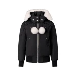 Moose Knuckles Original Debbie Down Bomber in Black and Natural Moose Knuckles Original Debbie Down Bomber in Black and Natural | Luxury Shoes