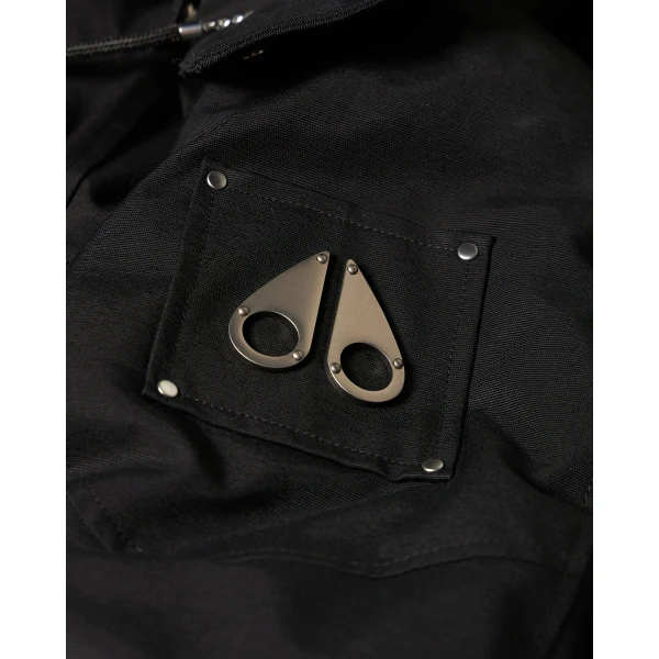 Moose Knuckles Original Debbie Down Bomber in Black | Jackets | Luxury Shoes 
