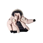 Moose Knuckles Original Debbie Down Bomber in Rosewood and Alabaster | Luxury Shoes 