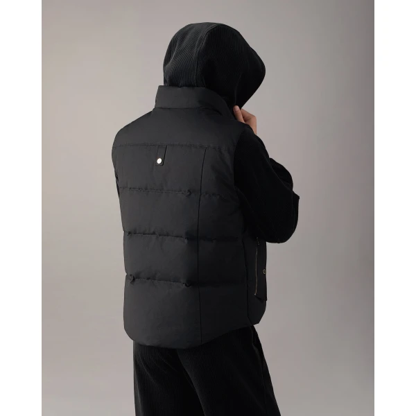 Moose Knuckles Original Gold Series Westmount Down Vest in Black | Men Jackets | Luxury Shoes 