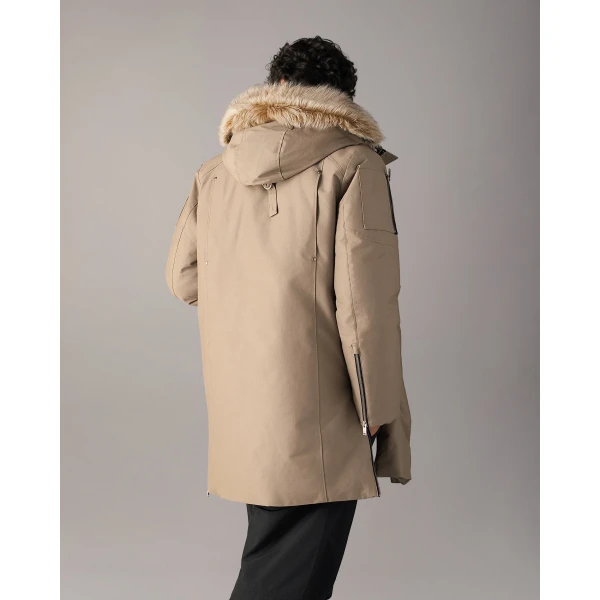 Moose Knuckles Original Stirling Down Parka 2.0 in Ashen and Bronze | Men Coats | Luxury Shoes 