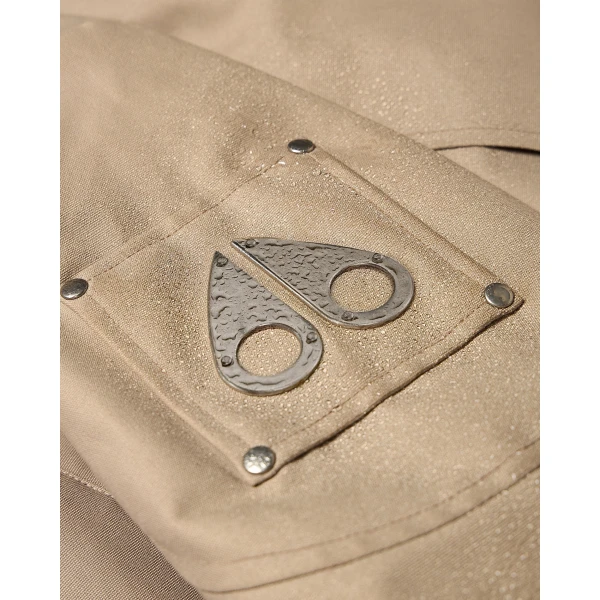 Moose Knuckles Original Stirling Down Parka 2.0 in Ashen and Bronze | Men Coats | Luxury Shoes 