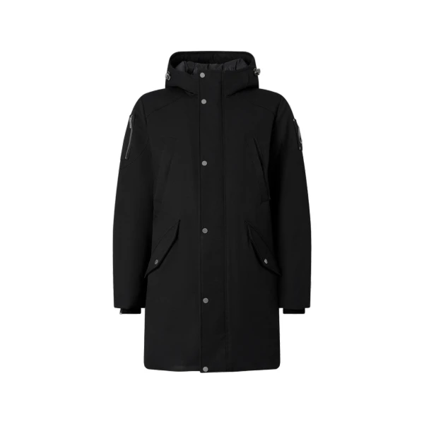 Moose Knuckles Original Stirling Down Parka 2.0 in Black and Bronze | Luxury Shoes 