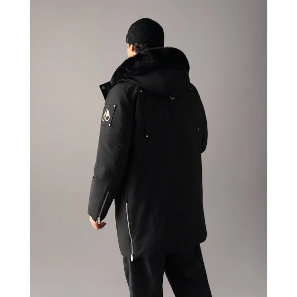 Moose Knuckles Original Stirling Down Parka 2.0 in Black | Men Coats | Luxury Shoes 