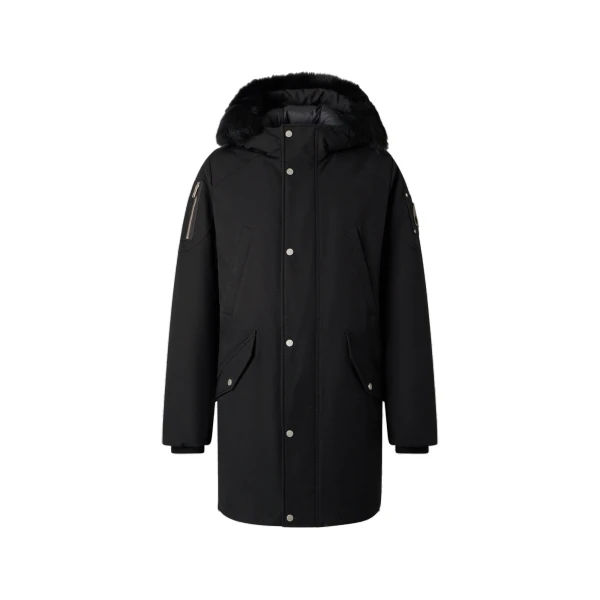Moose Knuckles Original Stirling Down Parka 2.0 in Black | Luxury Shoes 