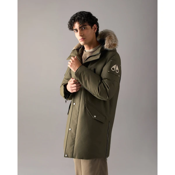 Moose Knuckles Original Stirling Down Parka 2.0 in Combat and Bronze | Men Coats | Luxury Shoes 
