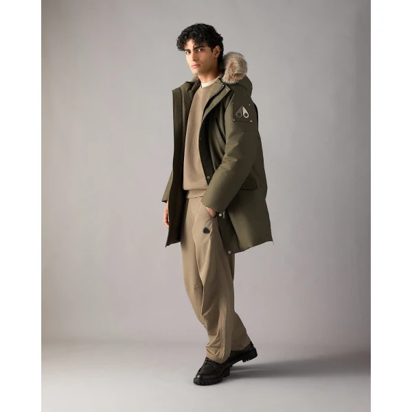 Moose Knuckles Original Stirling Down Parka 2.0 in Combat and Bronze | Men Coats | Luxury Shoes 