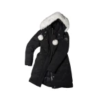 Moose Knuckles Original Stirling Down Parka in Black and Natural | Luxury Shoes 