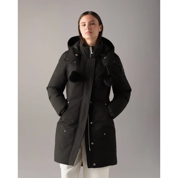 Moose Knuckles Original Stirling Down Parka in Black | Coats | Luxury Shoes 