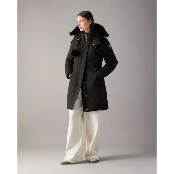 Moose Knuckles Original Stirling Down Parka in Black | Coats | Luxury Shoes 