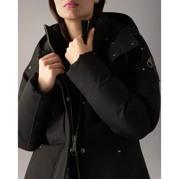Moose Knuckles Original Stirling Down Parka in Black | Coats | Luxury Shoes 