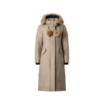 Moose Knuckles Original Stirling Long Down Parka in Ashen and Bronze | Luxury Shoes 