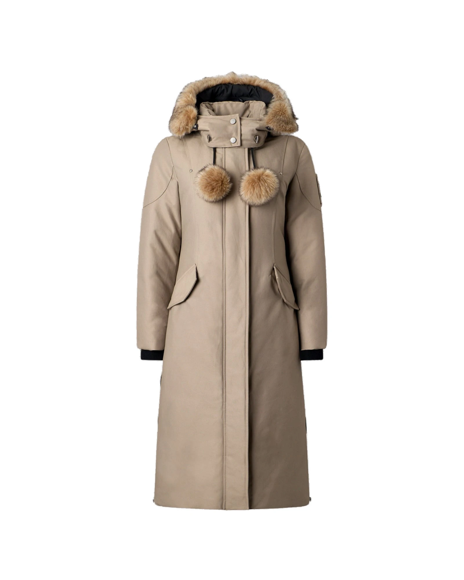 Moose Knuckles Original Stirling Long Down Parka in Ashen and Bronze Moose Knuckles Original Stirling Long Down Parka in Ashen and Bronze | Luxury Shoes
