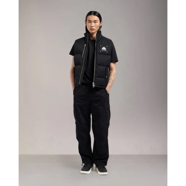 Moose Knuckles Original Westmount Down Vest in Black | Men Jackets | Luxury Shoes 