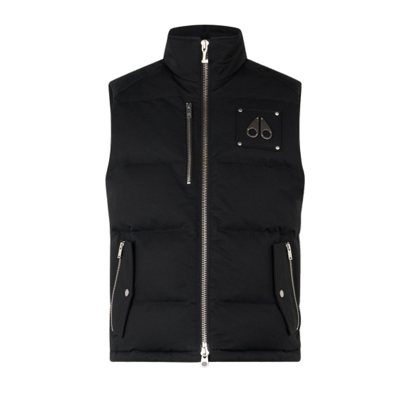 Moose Knuckles Original Westmount Down Vest in Black | Luxury Shoes 