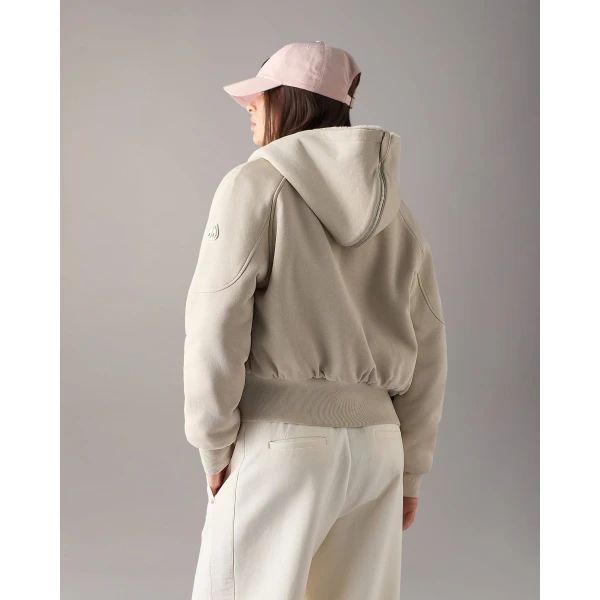 Moose Knuckles Oro Bunny Reversible Hoodie in Alabaster | Hoodies | Luxury Shoes 