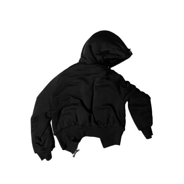 Moose Knuckles Oro Bunny Reversible Hoodie in Black | Luxury Shoes 