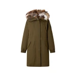 Moose Knuckles Pioneer Fur & Down Parka in Combat | Luxury Shoes 