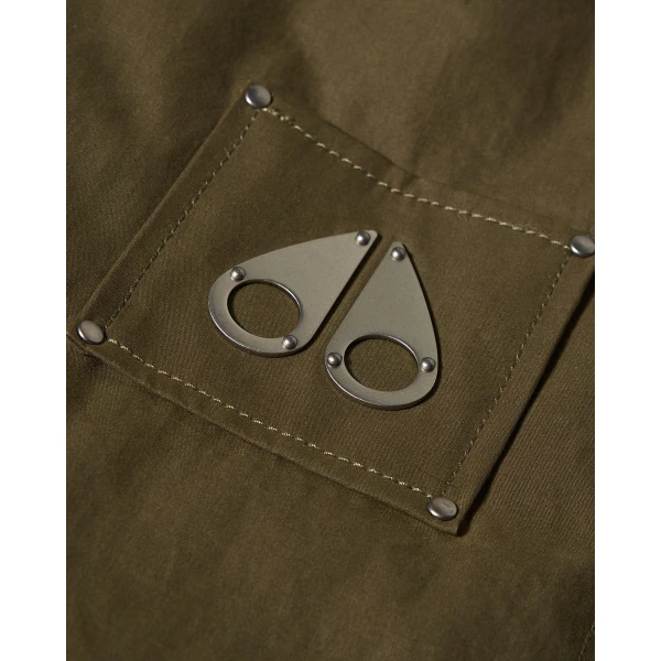 Moose Knuckles Pioneer Fur & Down Parka in Combat | Men Coats | Luxury Shoes 