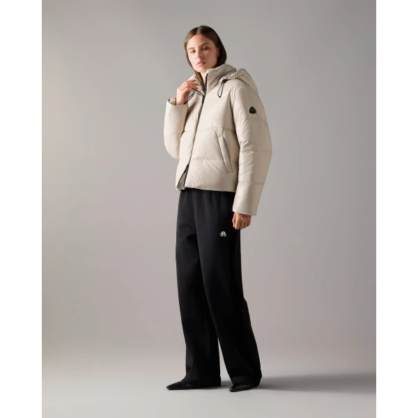 Moose Knuckles Queens Reversible Down Puffer in Alabaster | Jackets | Luxury Shoes 