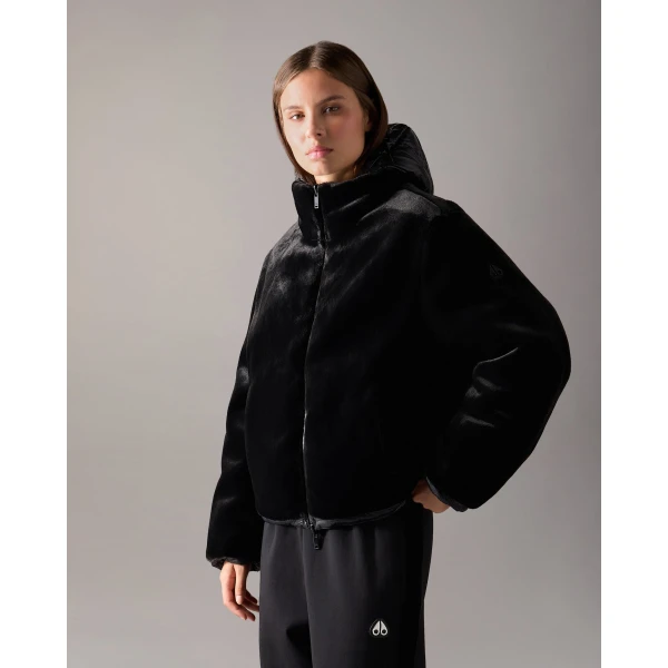 Moose Knuckles Queens Reversible Down Puffer in Black | Jackets | Luxury Shoes 