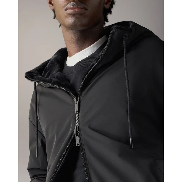 Moose Knuckles Roland Bunny Reversible Jacket in Black | Men Jackets | Luxury Shoes 