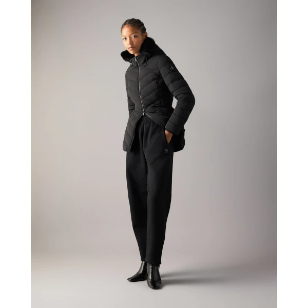 Moose Knuckles Roselawn Down Jacket in Black | Jackets | Luxury Shoes 