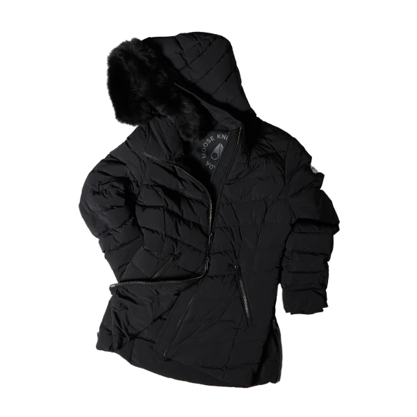 Moose Knuckles Roselawn Down Jacket in Black | Luxury Shoes 