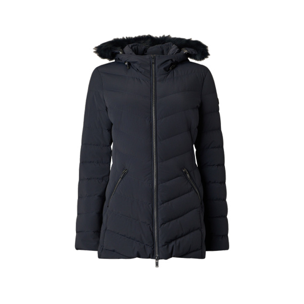 Moose Knuckles Roselawn Down Jacket in Navy | Luxury Shoes 
