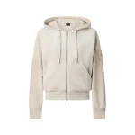 Moose Knuckles Roslyn Bunny Hoodie in Alabaster | Luxury Shoes 
