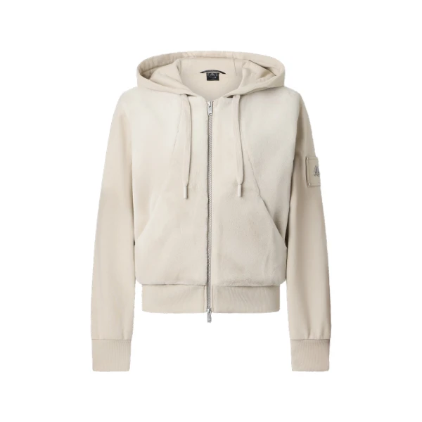 Roslyn Bunny Hoodie in Alabaster
