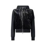 Moose Knuckles Roslyn Bunny Hoodie in Black | Luxury Shoes 