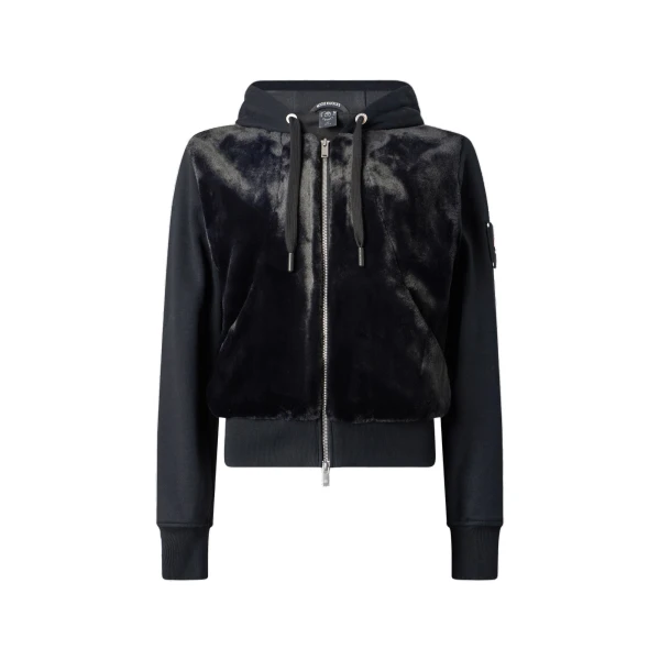 Roslyn Bunny Hoodie in Black