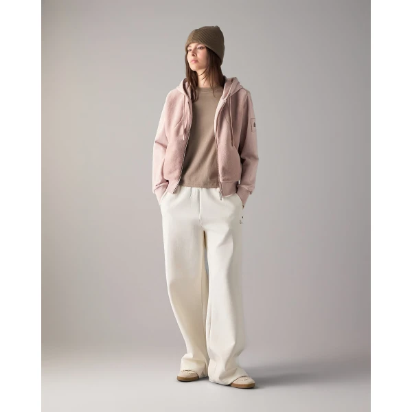 Moose Knuckles Roslyn Bunny Hoodie in Rosewood | Hoodies | Luxury Shoes 