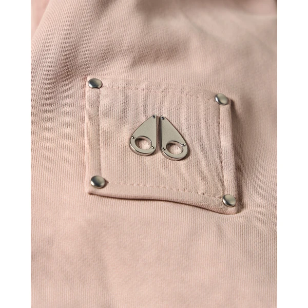 Moose Knuckles Roslyn Bunny Hoodie in Rosewood | Hoodies | Luxury Shoes 