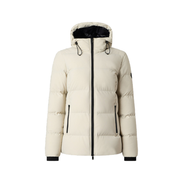Moose Knuckles Soho 3Q Down Jacket in Alabaster | Luxury Shoes 
