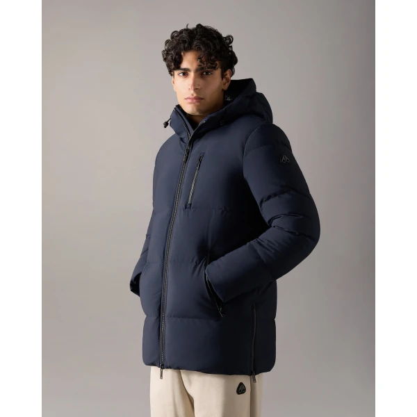 Moose Knuckles Soho 3Q Down Jacket in Navy | Men Jackets | Luxury Shoes 