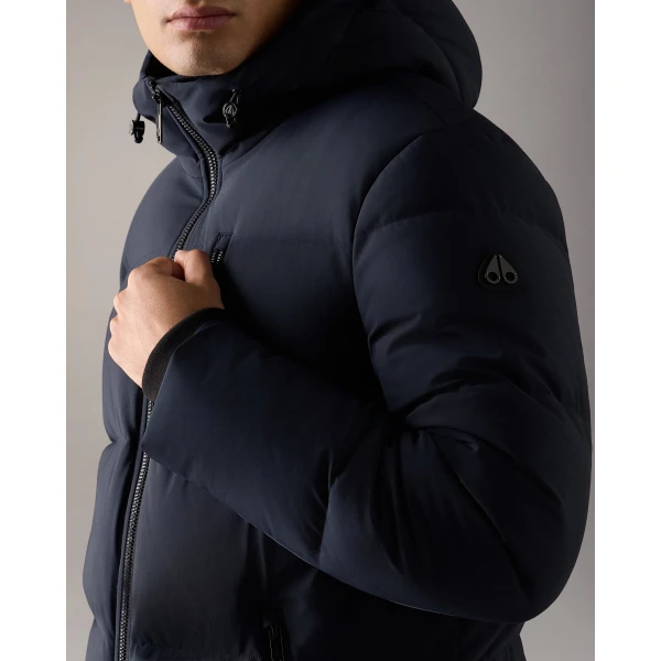 Moose Knuckles Soho 3Q Down Jacket in Navy | Men Jackets | Luxury Shoes 