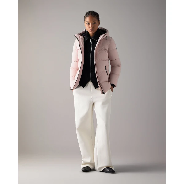 Moose Knuckles Soho 3Q Down Jacket in Rosewood | Jackets | Luxury Shoes 